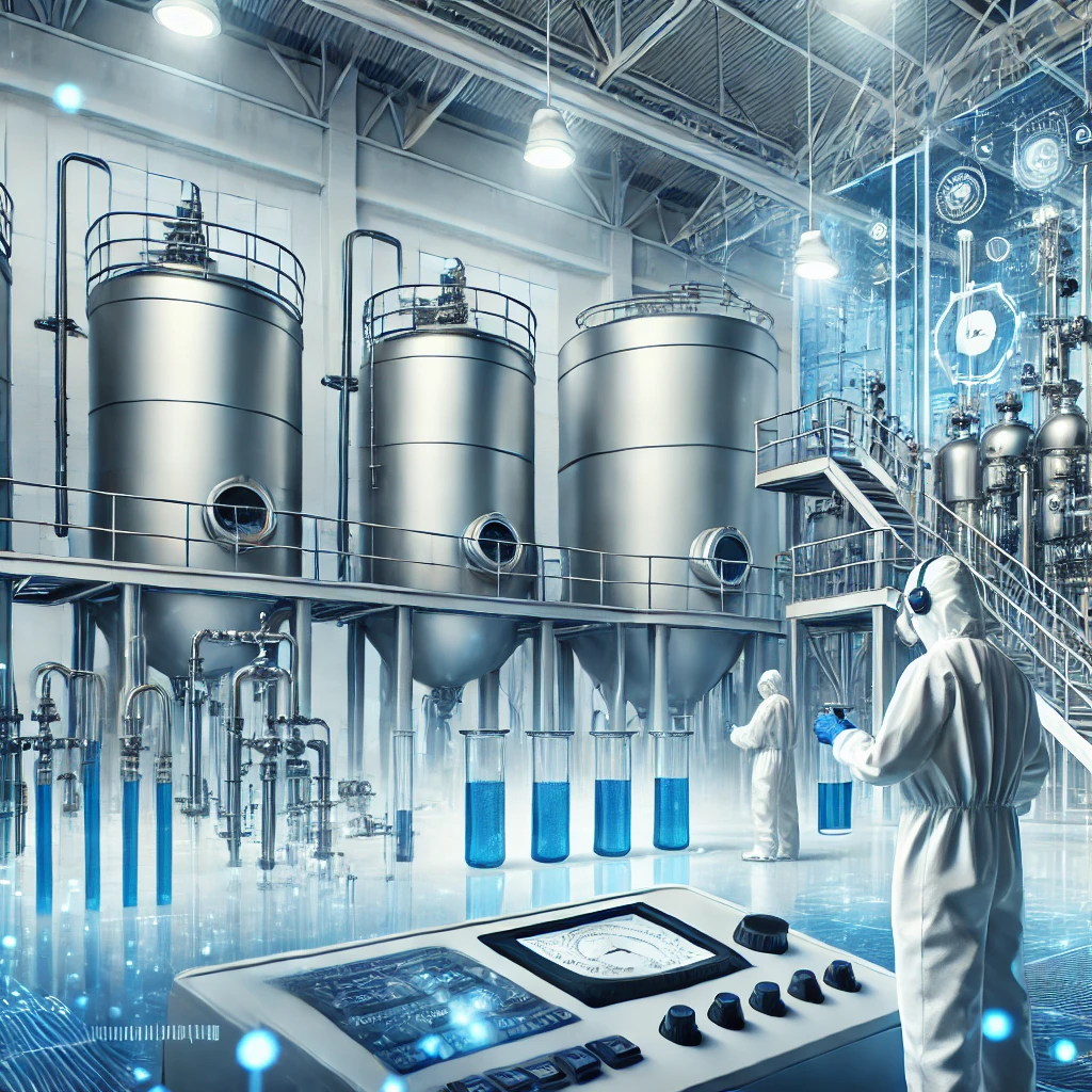 DALL·E 2025-03-28 19.01.39 – A professional image representing specialty and commodity chemicals. The scene features a high-tech industrial laboratory with scientists in protectiv DALL·E 2025-03-28 19.01.39 - A professional image representing specialty and commodity chemicals. The scene features a high-tech industrial laboratory with scientists in protectiv